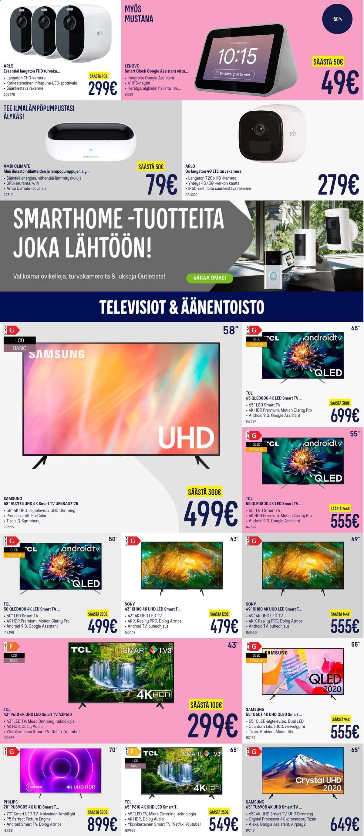 thumbnail - Gigantti tarjoukset  - 17.05.2021 - 23.05.2021 - Tarjoustuotteet - Samsung, Sony, TCL, Philips, Android TV, QLED TV, Smart TV, TV. Sivu 13.