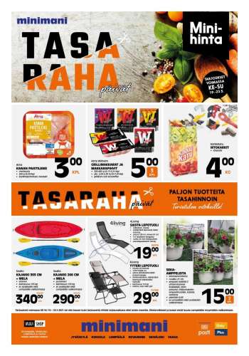Minimani tarjoukset  - 19.05.2021 - 23.05.2021.