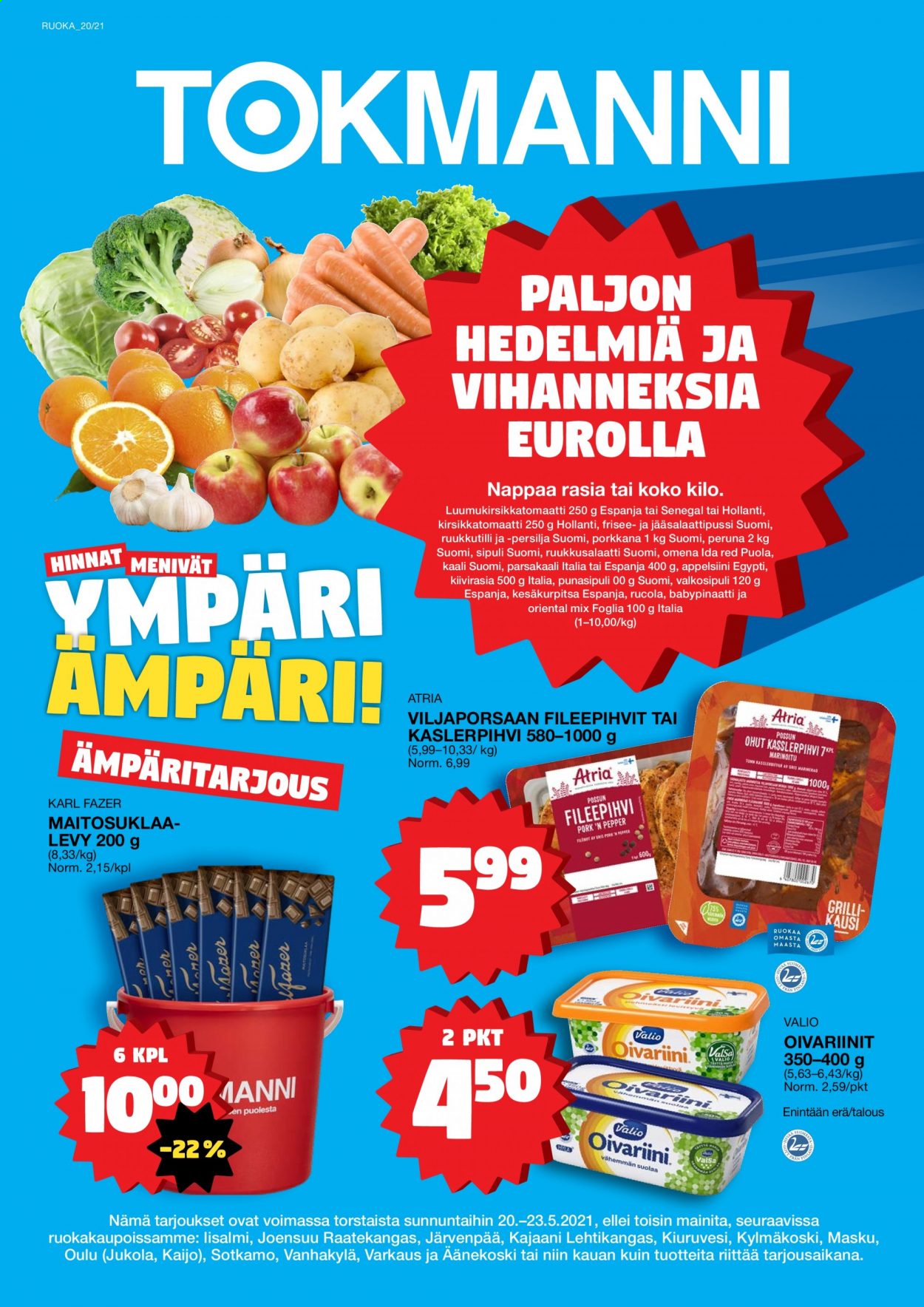 Tokmanni tarjoukset - 20.05.2021 - 23.05.2021. Sivu 1