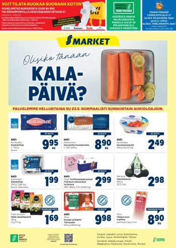 S-market tarjoukset  - 19.05.2021 - 23.05.2021.