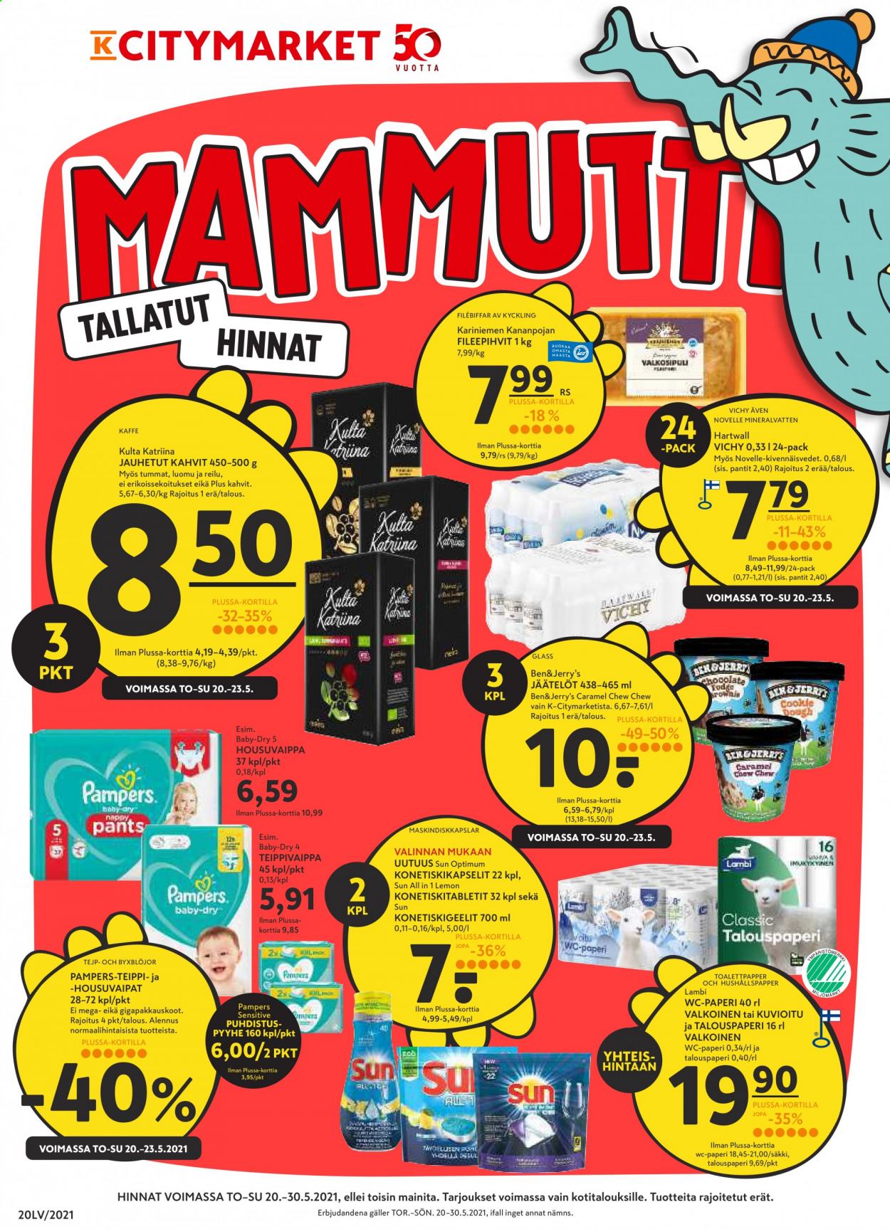 K-citymarket tarjoukset - 20.05.2021 - 30.05.2021. Sivu 1