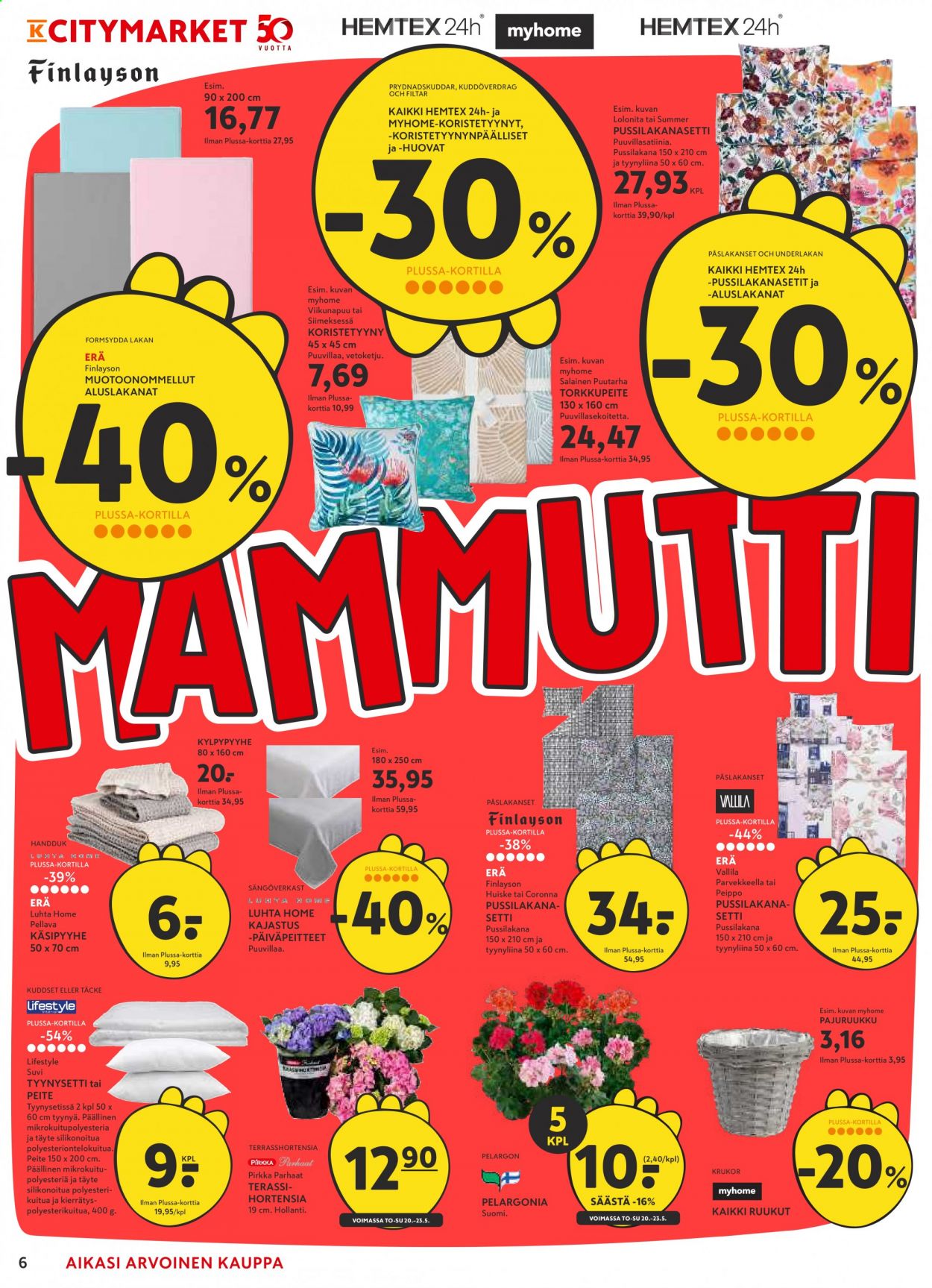 K-citymarket tarjoukset - 20.05.2021 - 30.05.2021. Sivu 6