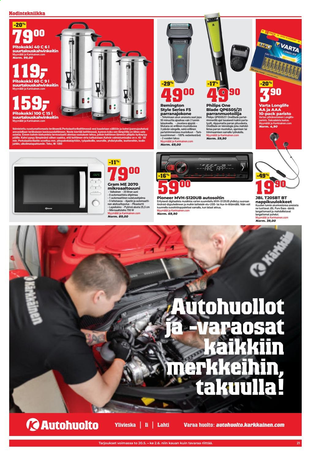 Kärkkäinen tarjoukset - 20.05.2021 - 02.06.2021. Sivu 17