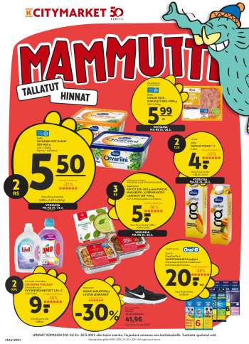 K-citymarket tarjoukset  - 24.05.2021 - 30.05.2021.