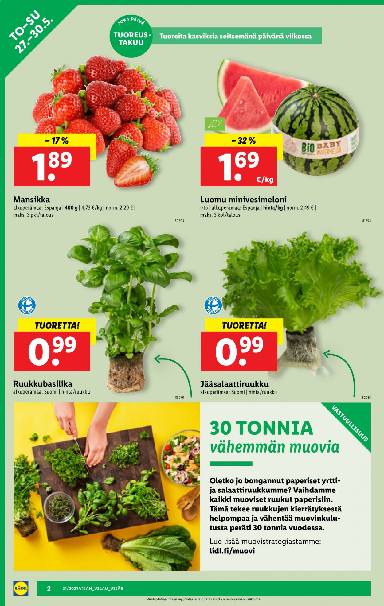 Lidl tarjoukset - 27.05.2021 - 02.06.2021. Sivu 2