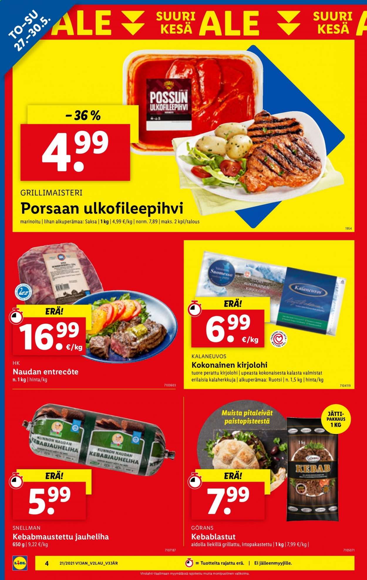 Lidl tarjoukset - 27.05.2021 - 02.06.2021. Sivu 4