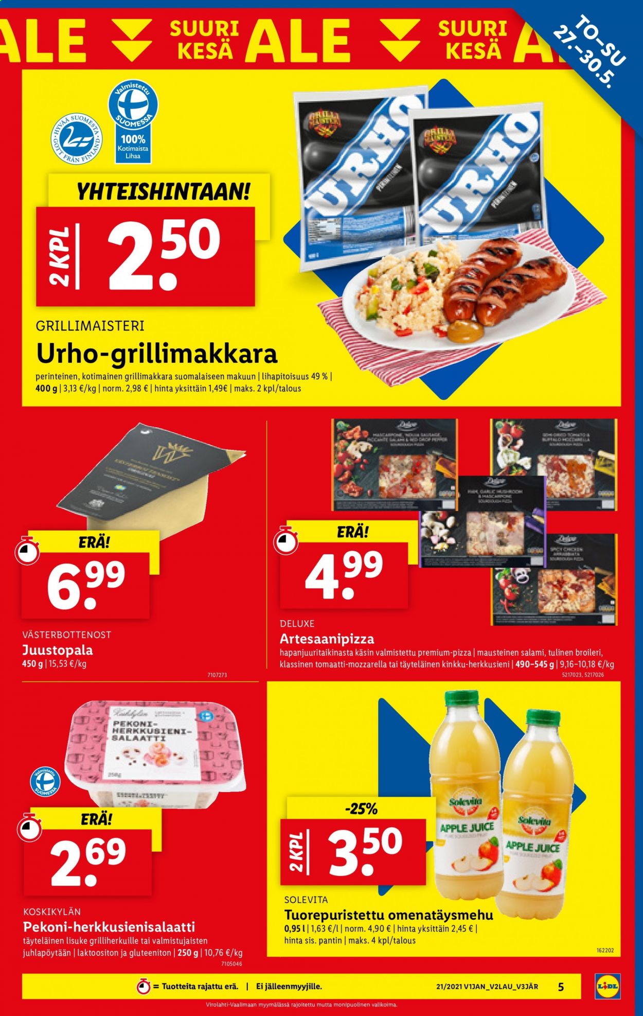 Lidl tarjoukset - 27.05.2021 - 02.06.2021. Sivu 5