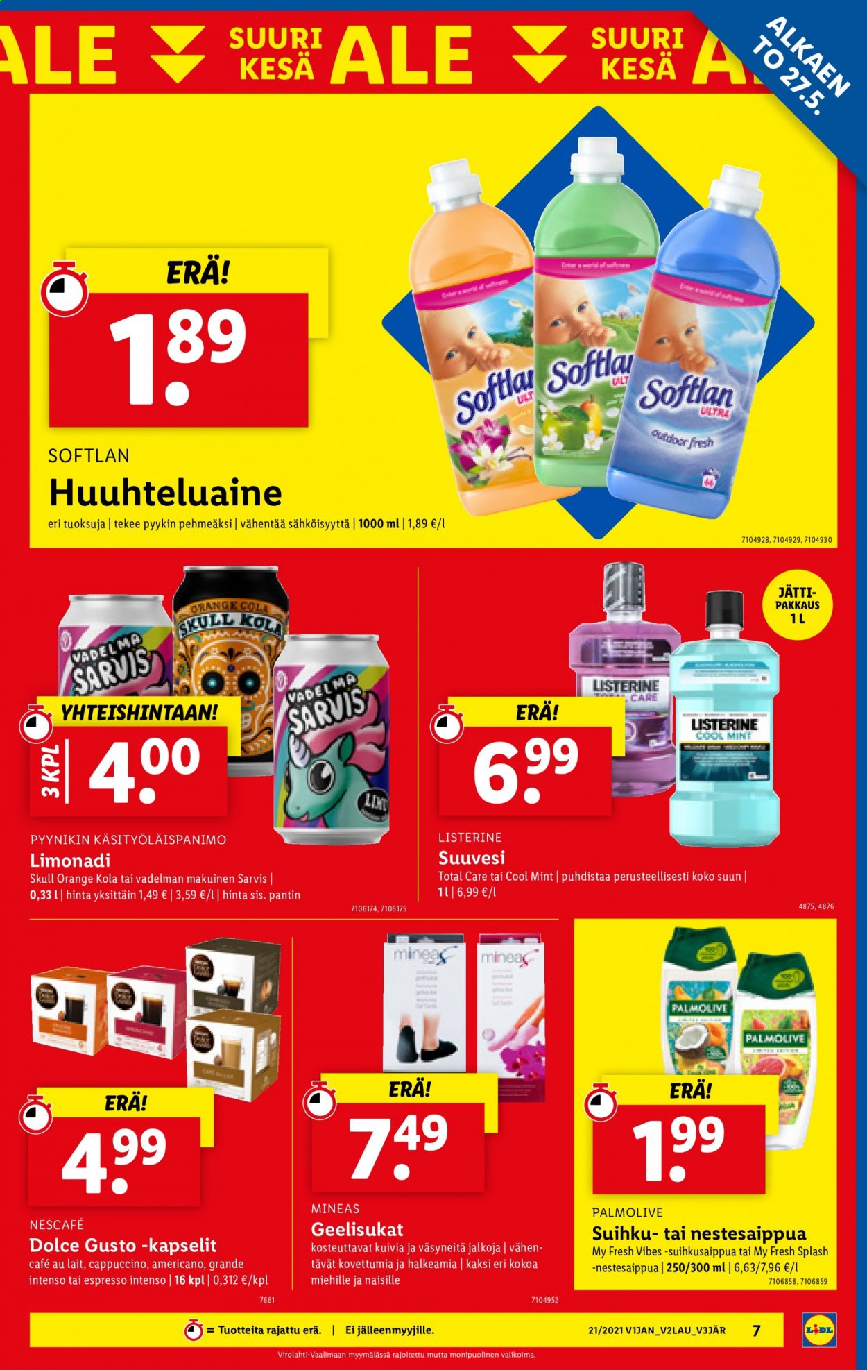 Lidl tarjoukset - 27.05.2021 - 02.06.2021. Sivu 7