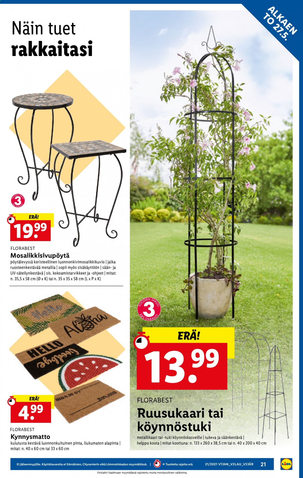 Lidl tarjoukset - 27.05.2021 - 02.06.2021. Sivu 21