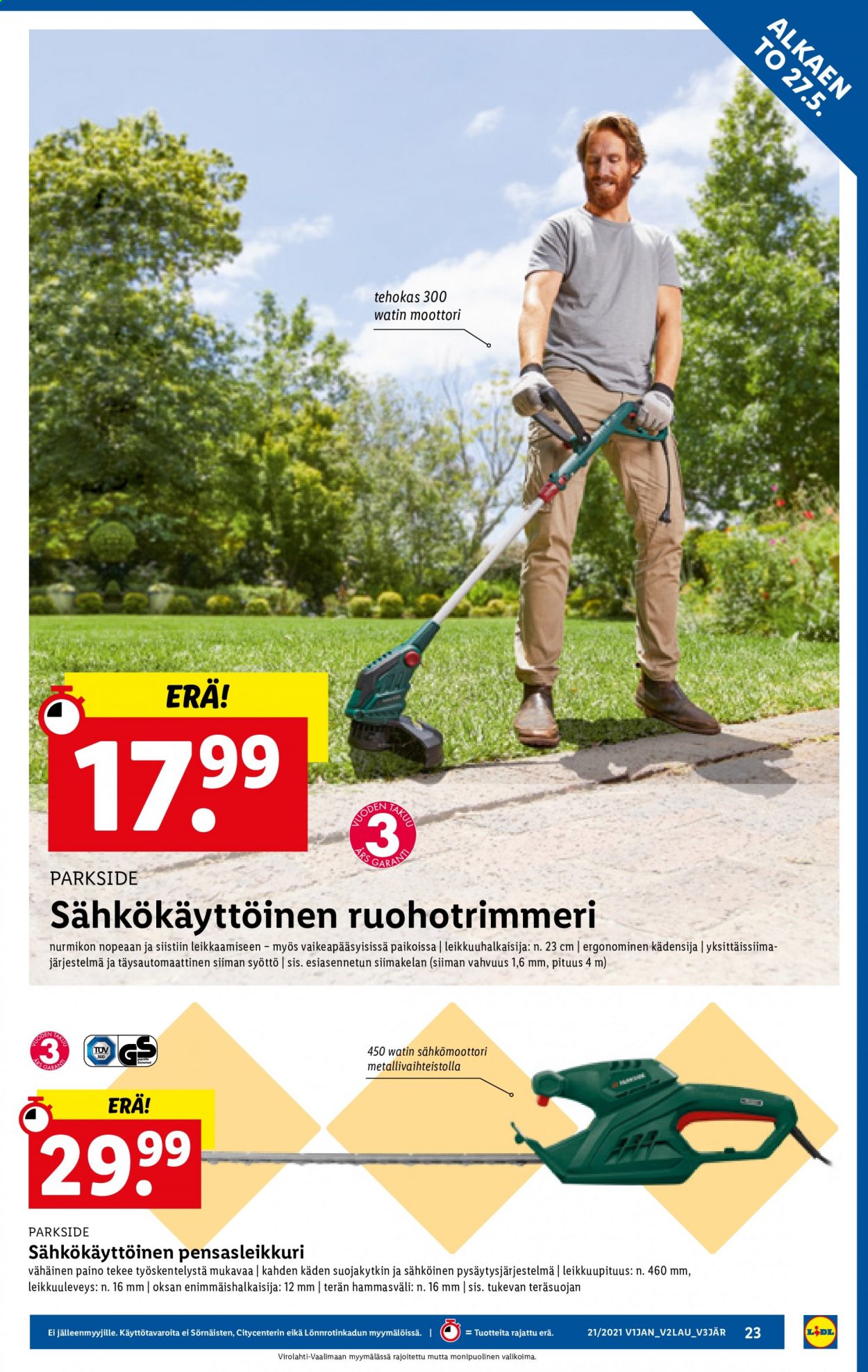 Lidl tarjoukset - 27.05.2021 - 02.06.2021. Sivu 23