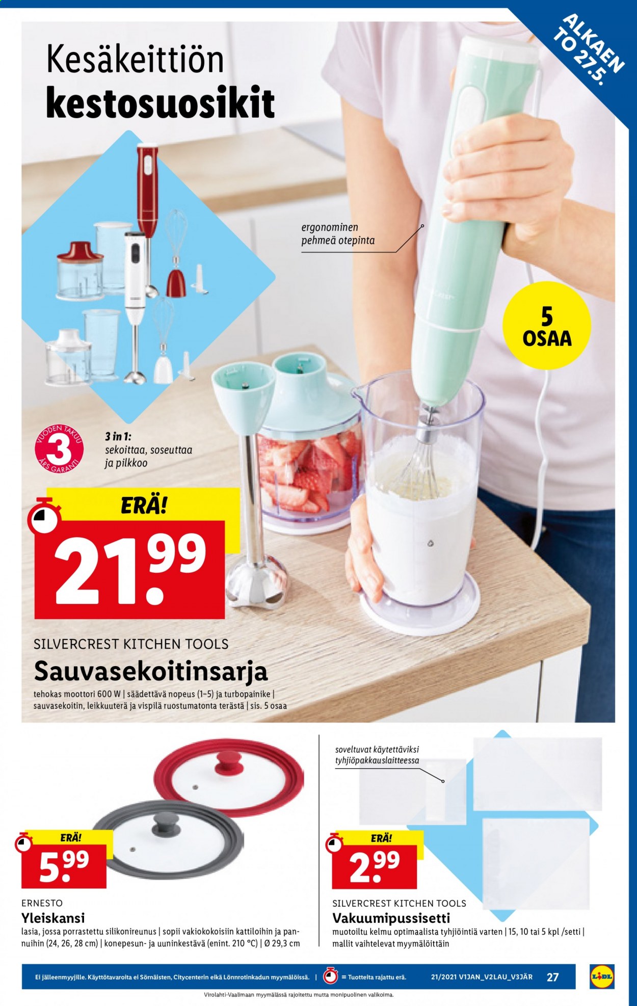 Lidl tarjoukset - 27.05.2021 - 02.06.2021. Sivu 27