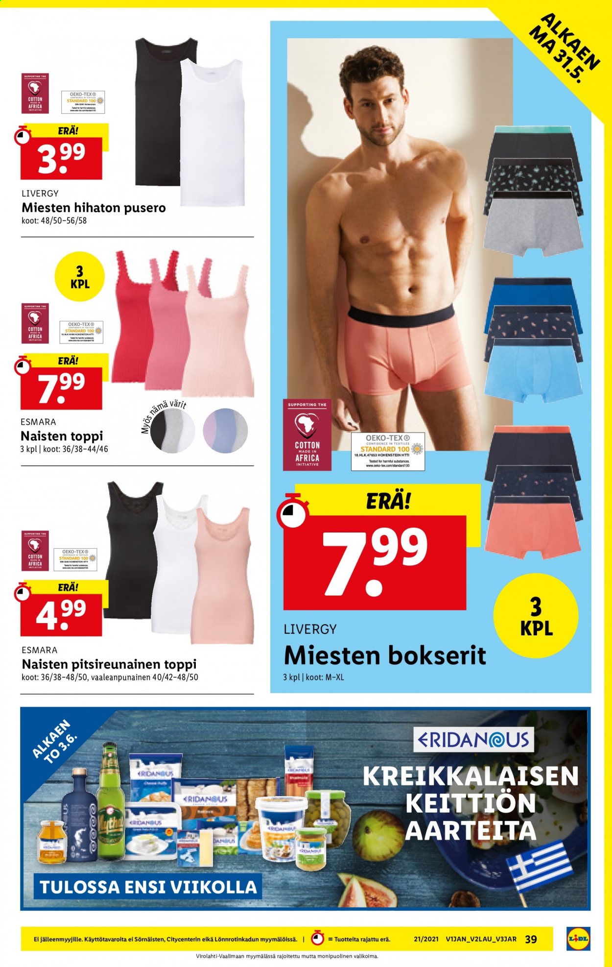 Lidl tarjoukset - 27.05.2021 - 02.06.2021. Sivu 39