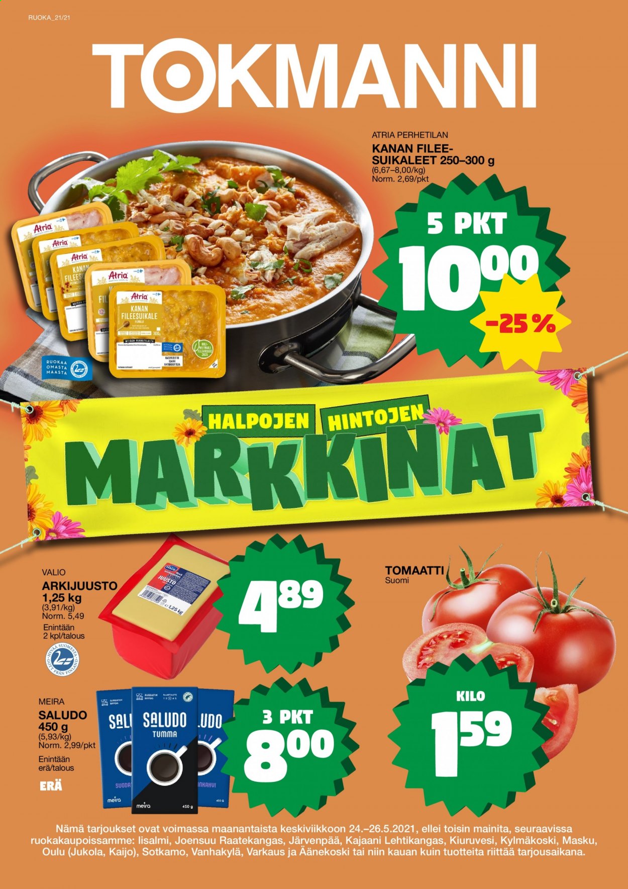 Tokmanni tarjoukset - 24.05.2021 - 26.05.2021. Sivu 1