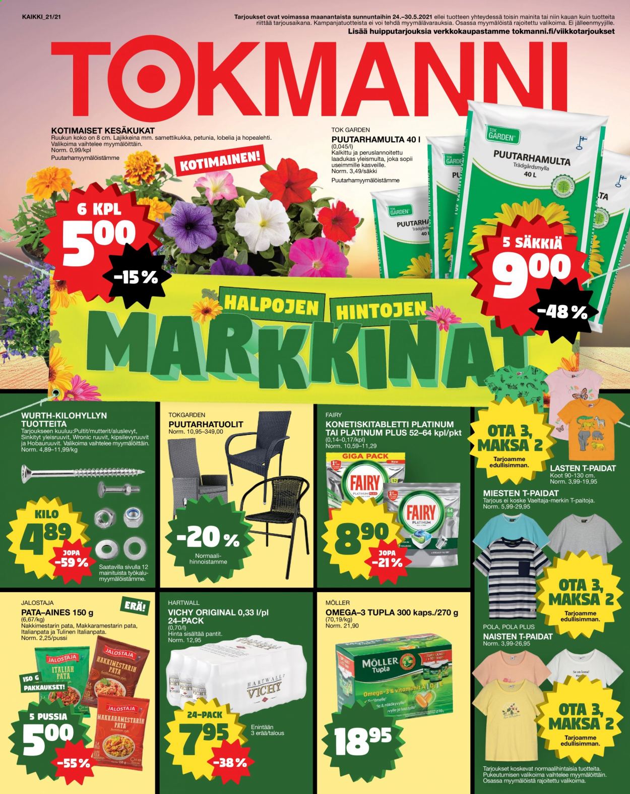Tokmanni tarjoukset - 24.05.2021 - 30.05.2021. Sivu 1