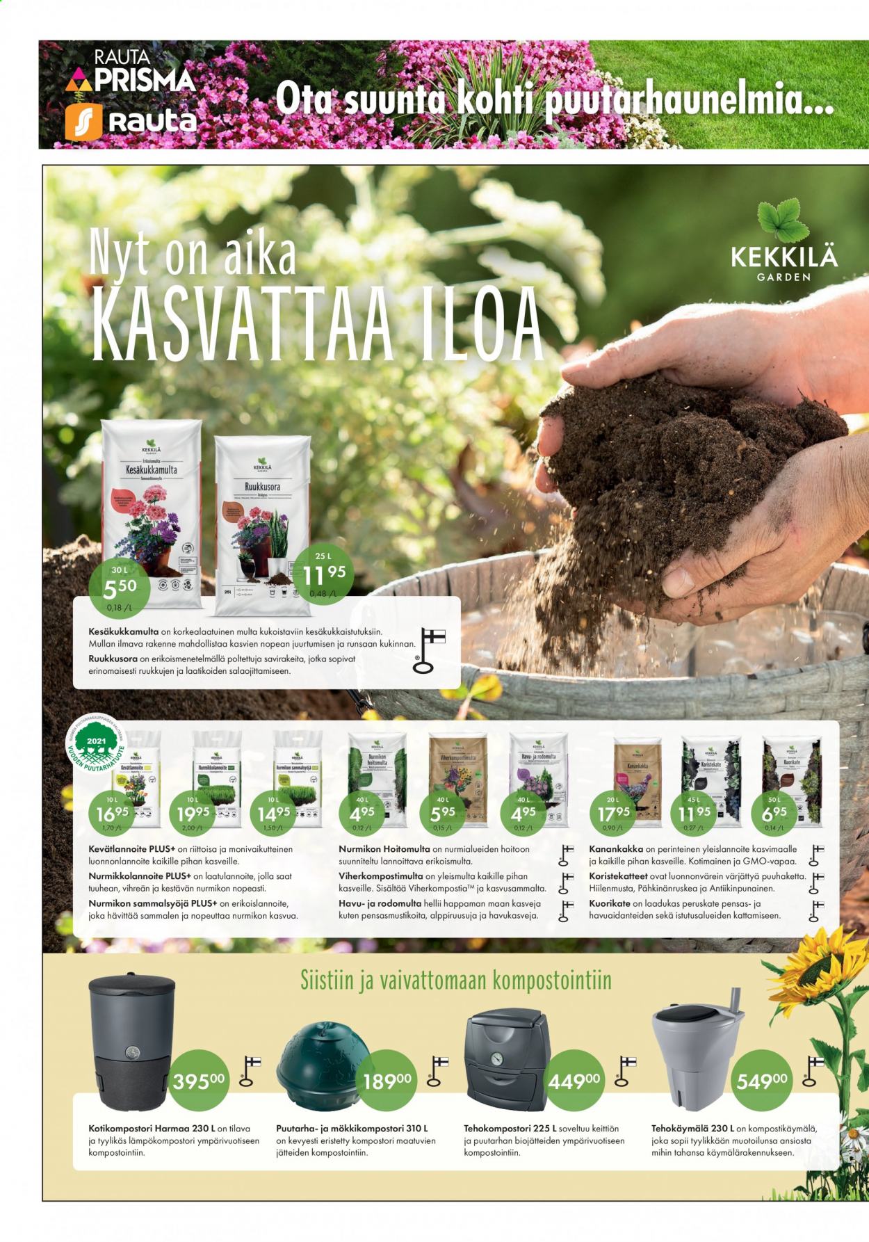 thumbnail - Prisma tarjoukset  - 24.05.2021 - 15.06.2021 - Tarjoustuotteet - kompostikäymälä, kompostori. Sivu 2.