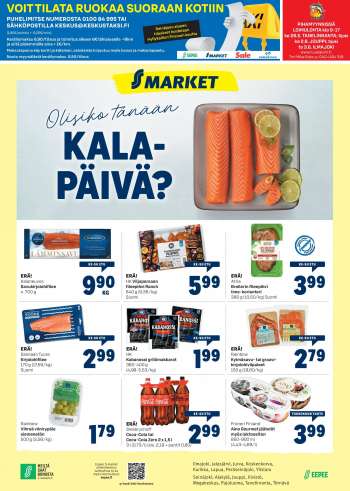 S-market tarjoukset  - 26.05.2021 - 30.05.2021.