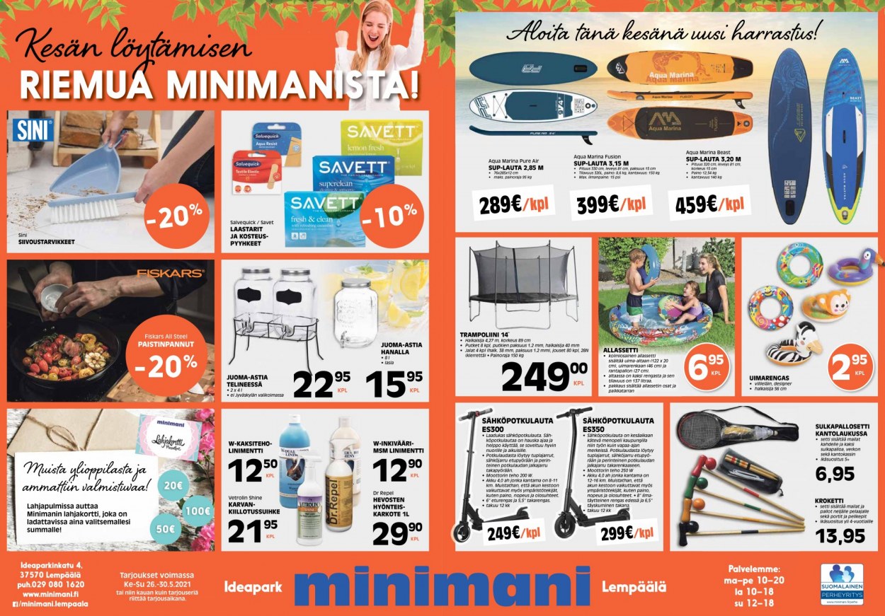 Minimani tarjoukset - 26.05.2021 - 30.05.2021. Sivu 1