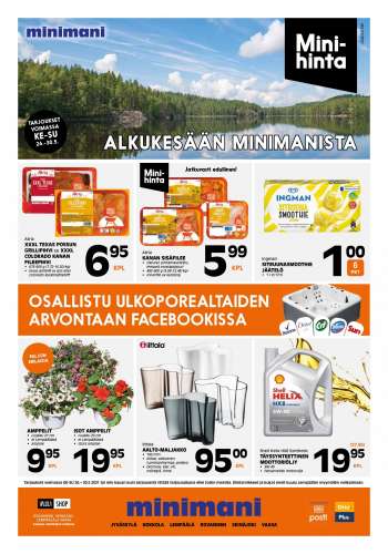 Minimani tarjoukset  - 26.05.2021 - 30.05.2021.