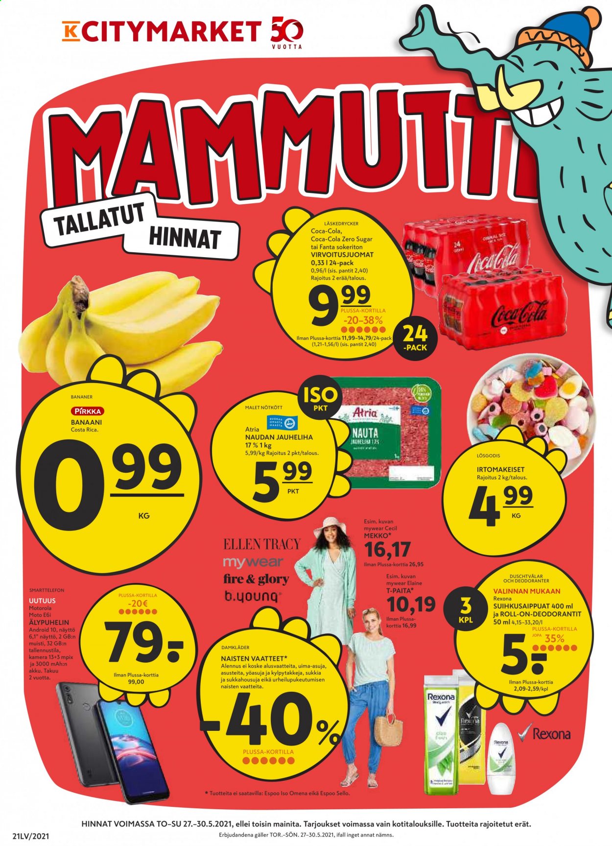 K-citymarket tarjoukset - 27.05.2021 - 30.05.2021. Sivu 1