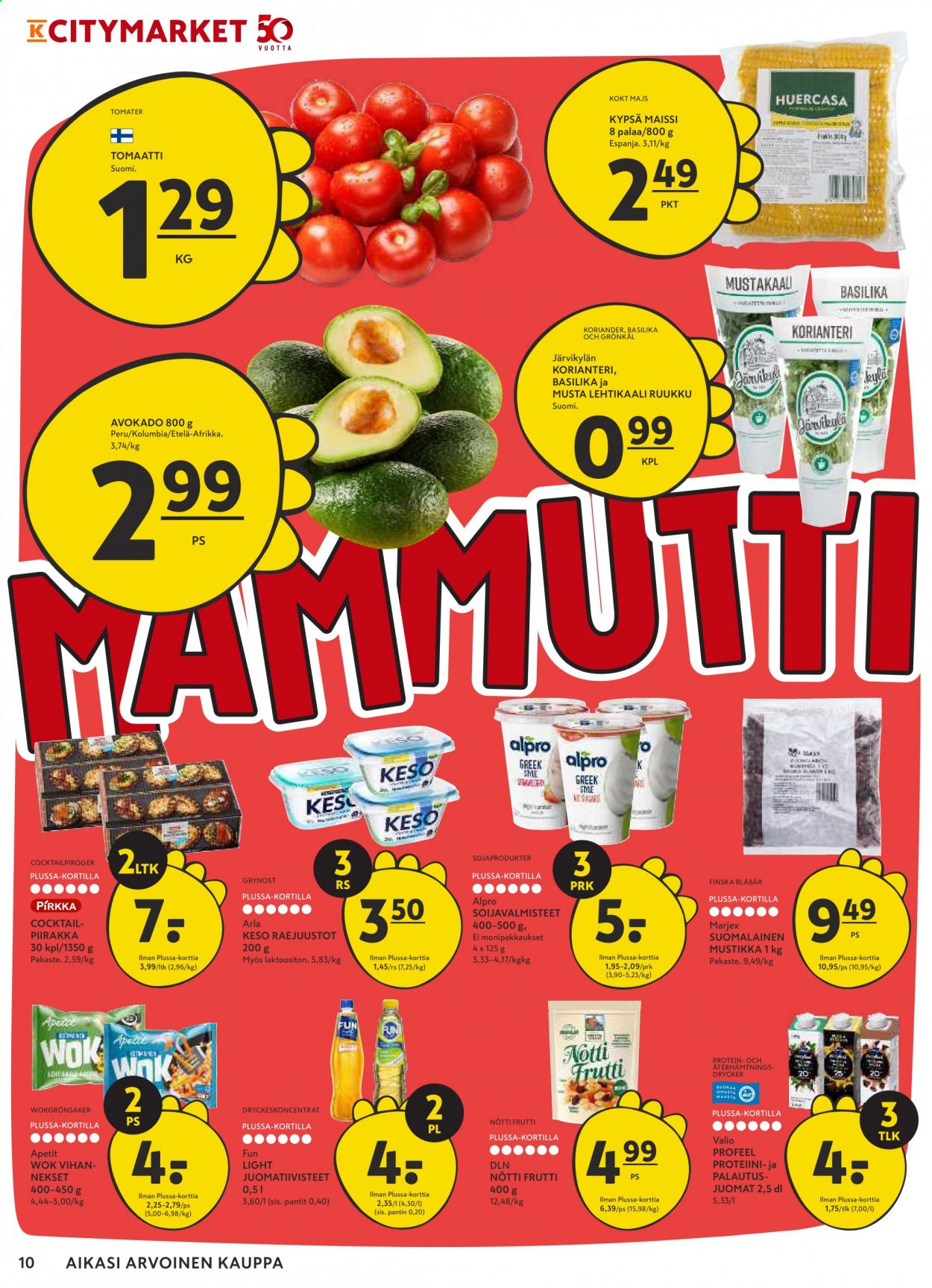 K-citymarket tarjoukset - 27.05.2021 - 30.05.2021. Sivu 10