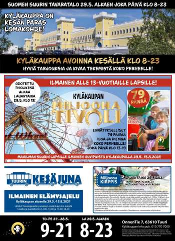 Tuuri tarjoukset  - 27.05.2021 - 02.06.2021.