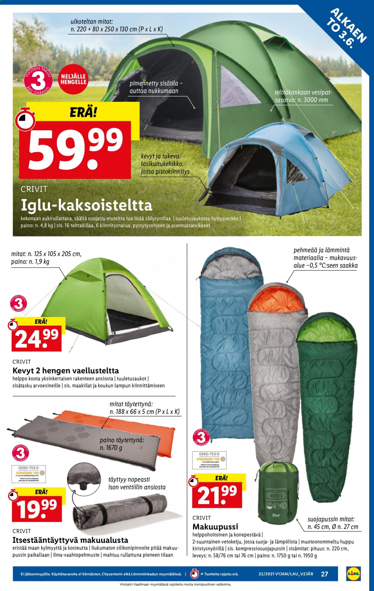 Lidl tarjoukset - 03.06.2021 - 09.06.2021. Sivu 27