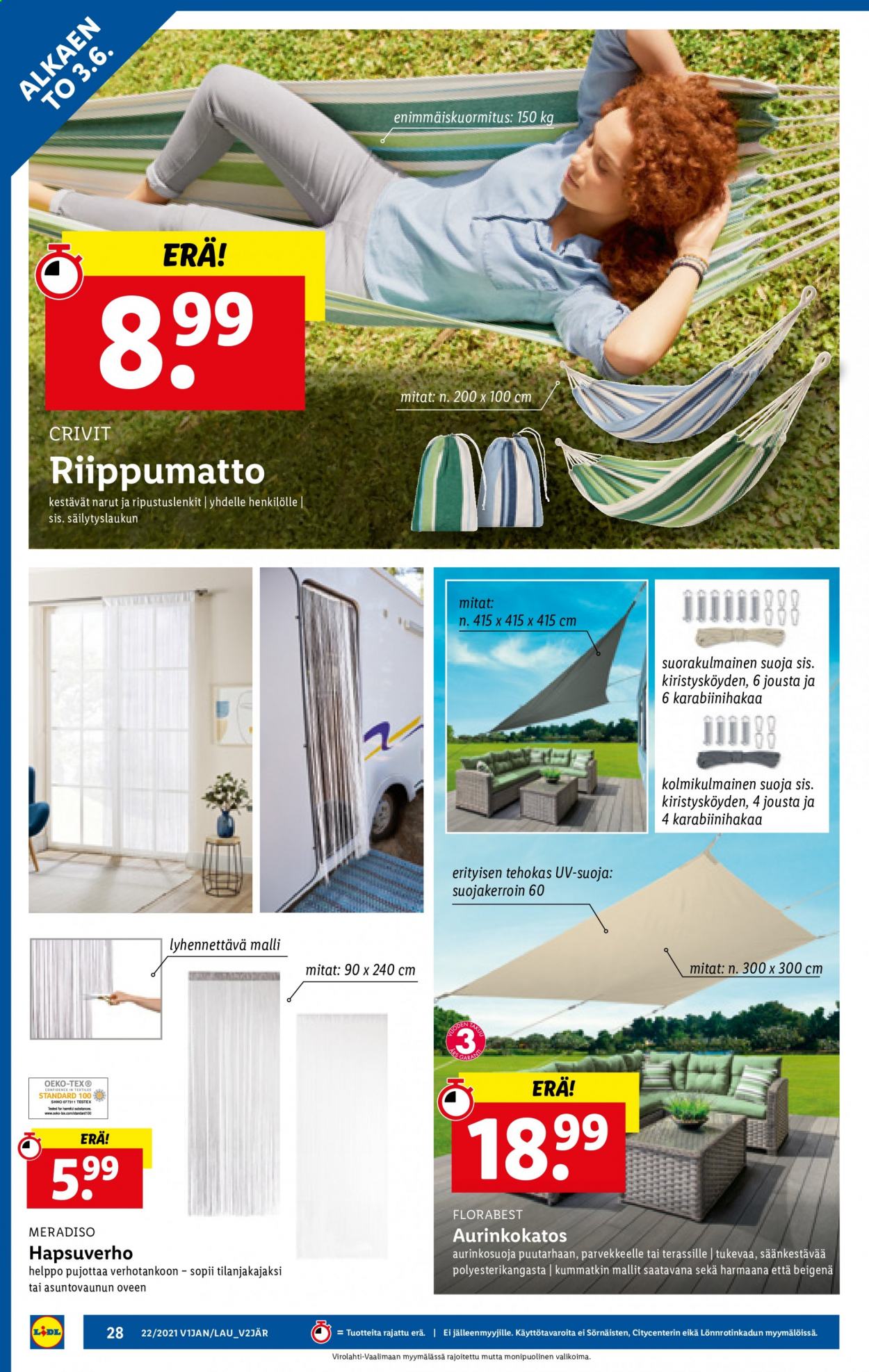 Lidl tarjoukset - 03.06.2021 - 09.06.2021. Sivu 28