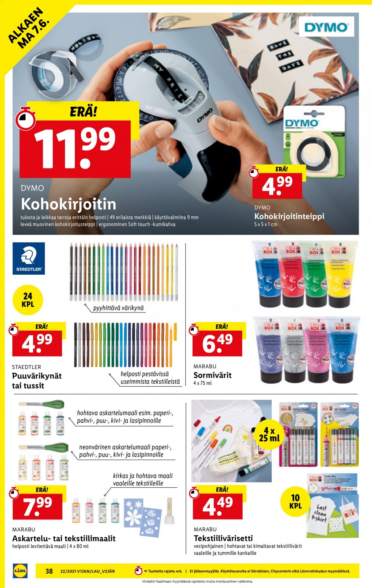 Lidl tarjoukset - 03.06.2021 - 09.06.2021. Sivu 38