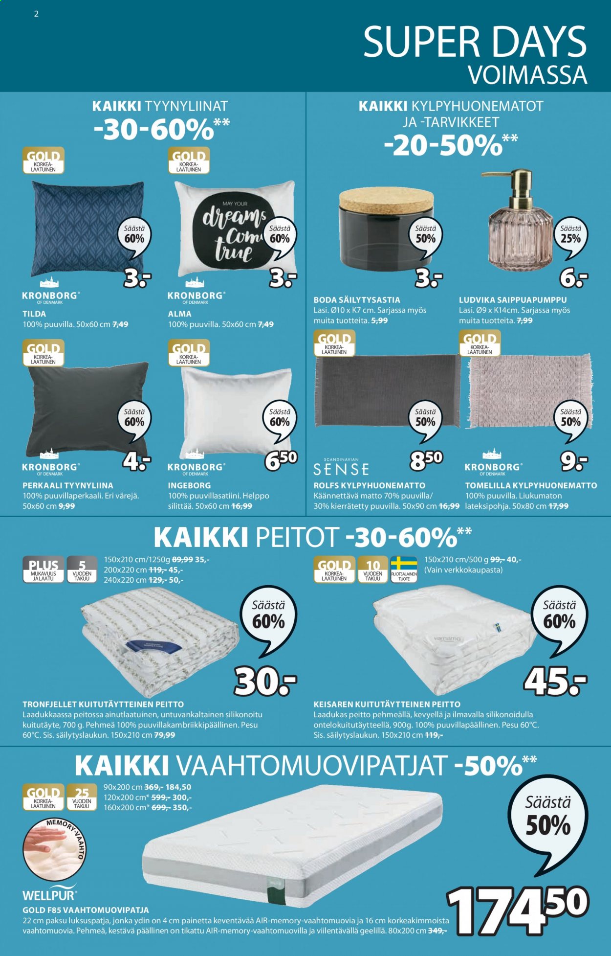 JYSK tarjoukset - 31.05.2021 - 13.06.2021. Sivu 2