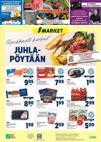 S-market tarjoukset  - 02.06.2021 - 06.06.2021.