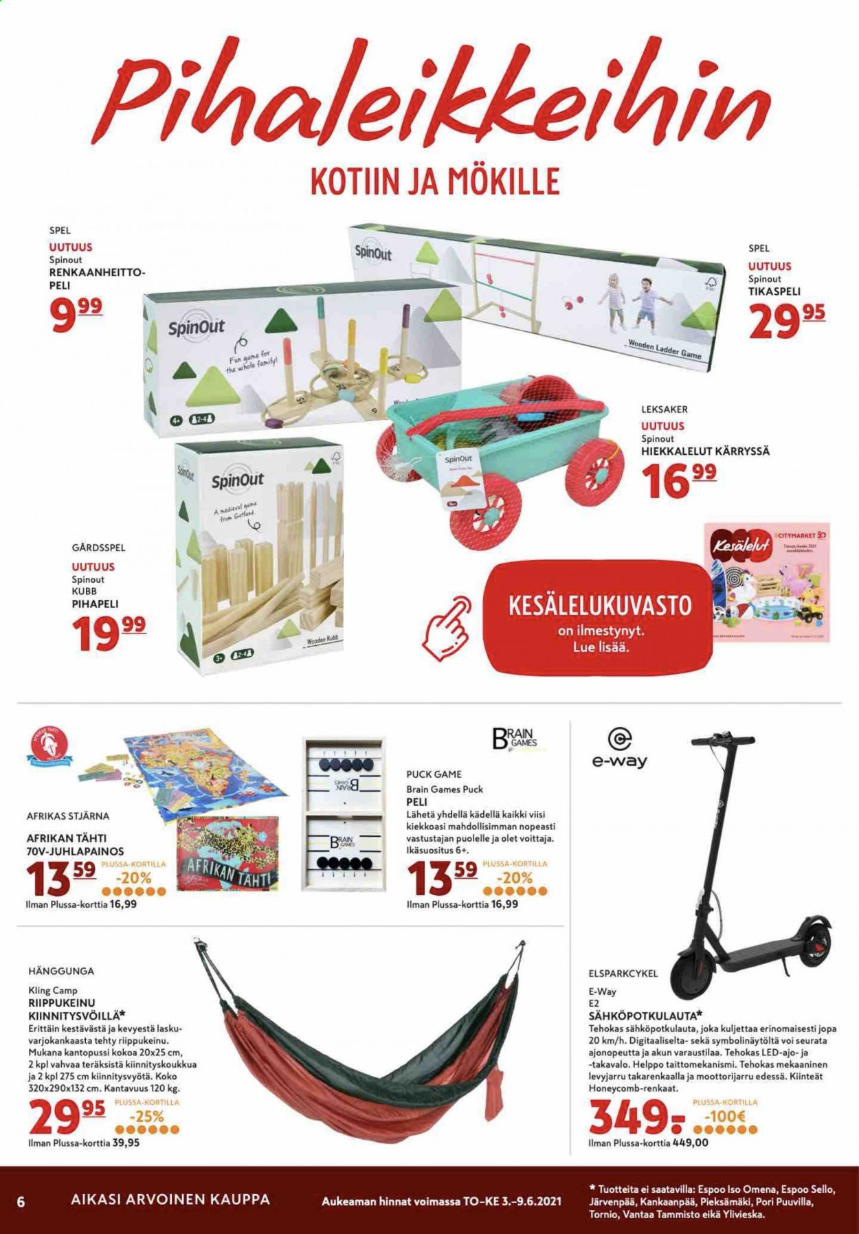 K-citymarket tarjoukset - 03.06.2021 - 06.06.2021. Sivu 6