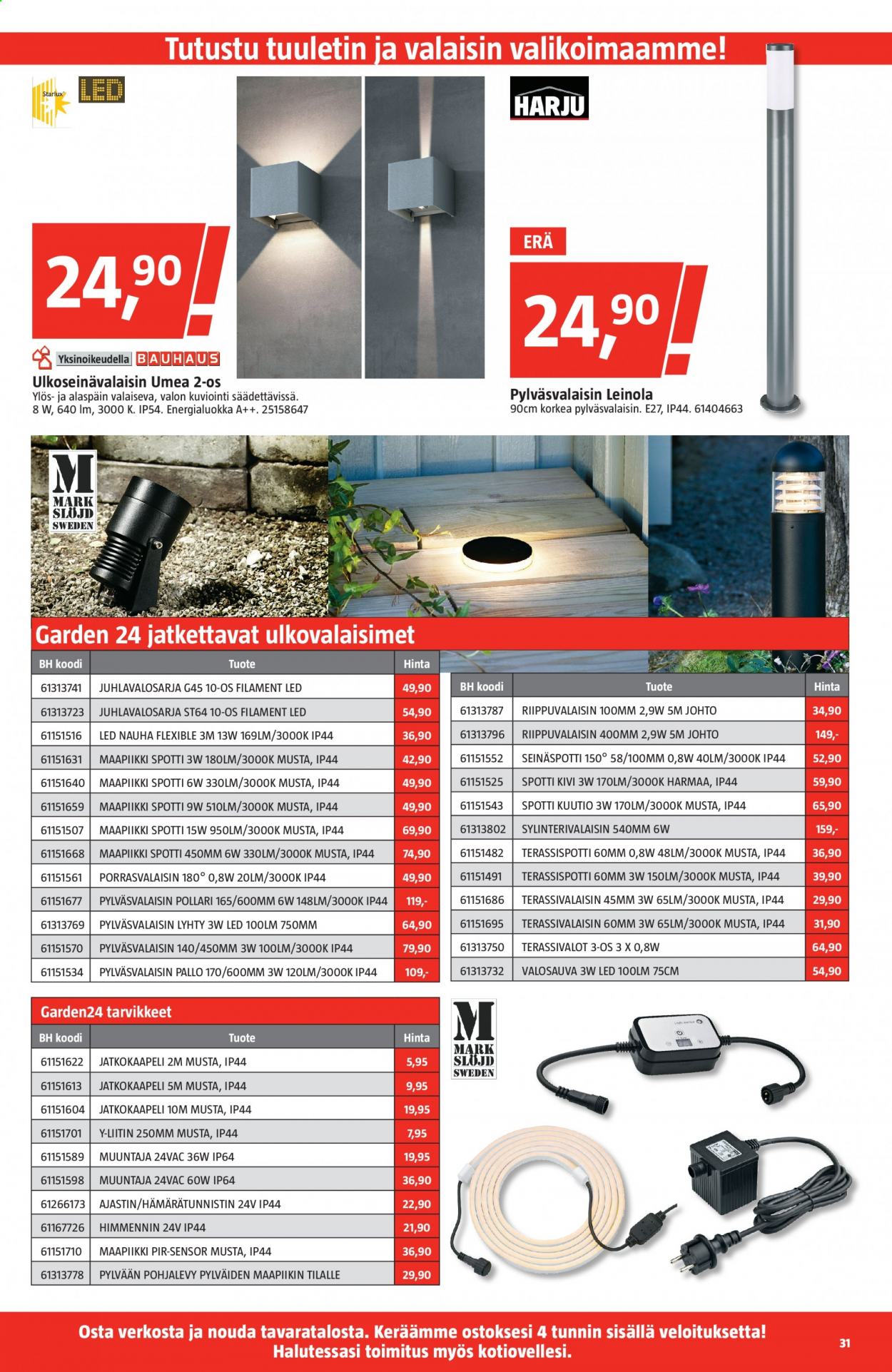 Bauhaus tarjoukset - 02.06.2021 - 15.06.2021. Sivu 31