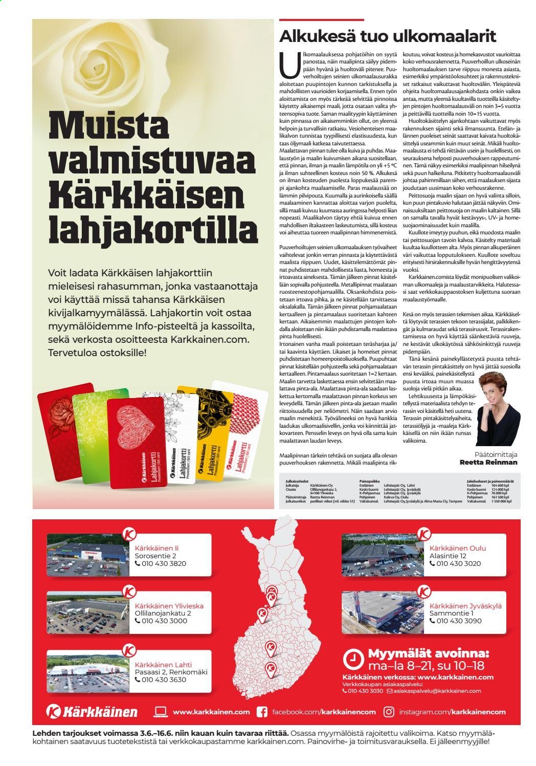 Kärkkäinen tarjoukset - 03.06.2021 - 16.06.2021. Sivu 2