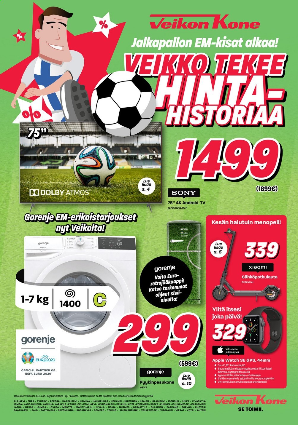 Veikon Kone tarjoukset - 06.06.2021 - 12.06.2021. Sivu 1