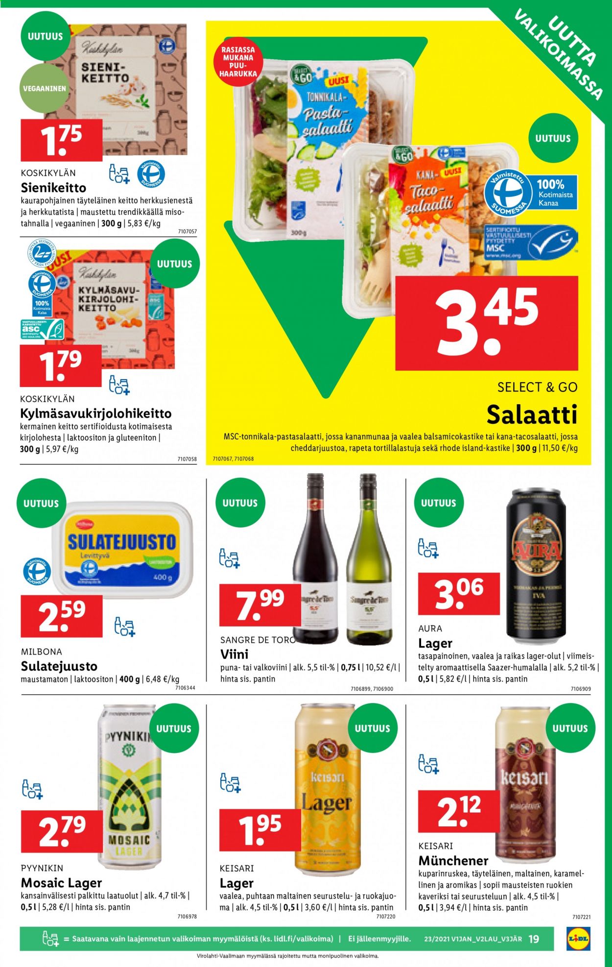Lidl tarjoukset - 10.06.2021 - 16.06.2021. Sivu 19