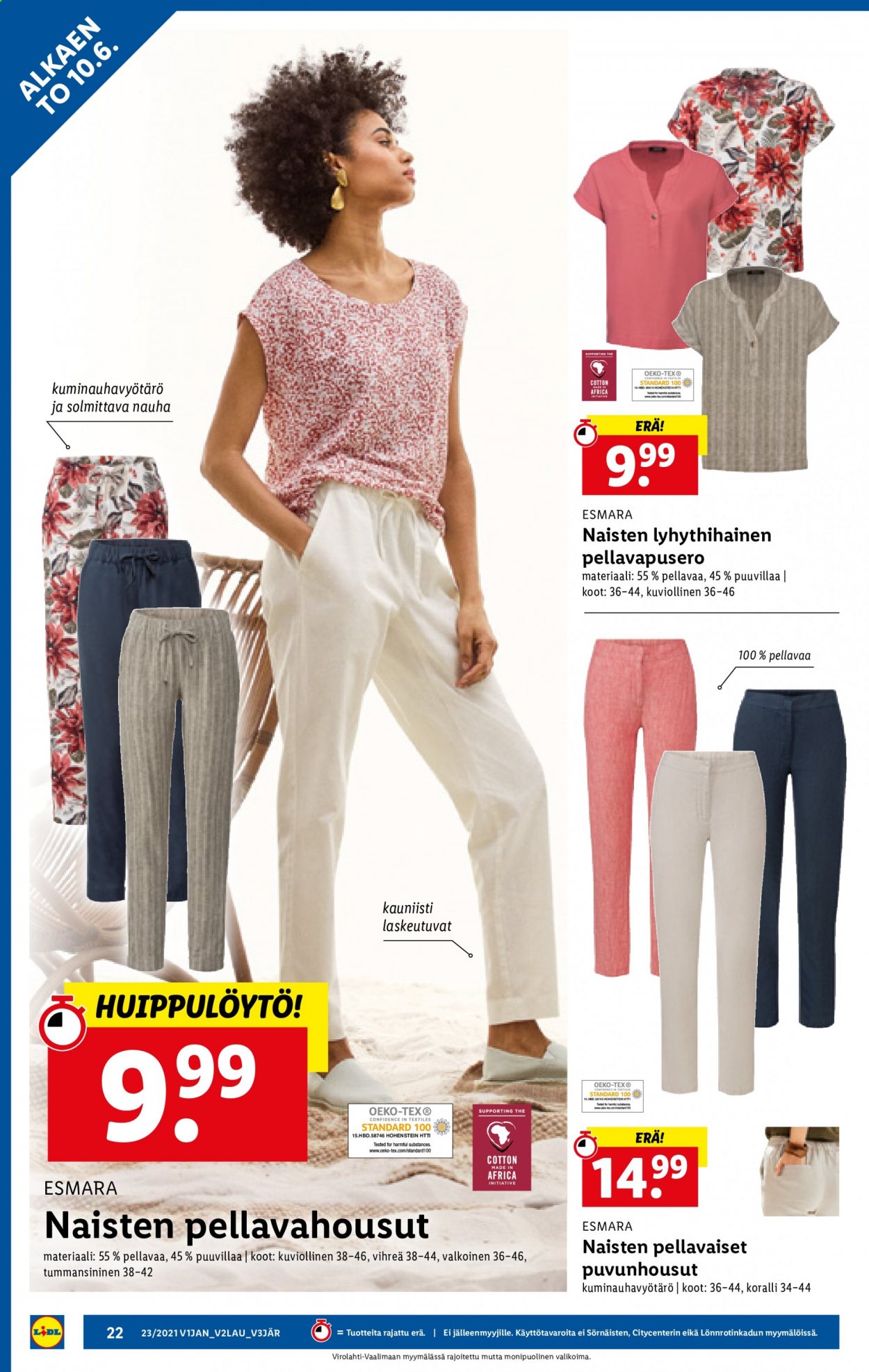 Lidl tarjoukset - 10.06.2021 - 16.06.2021. Sivu 22