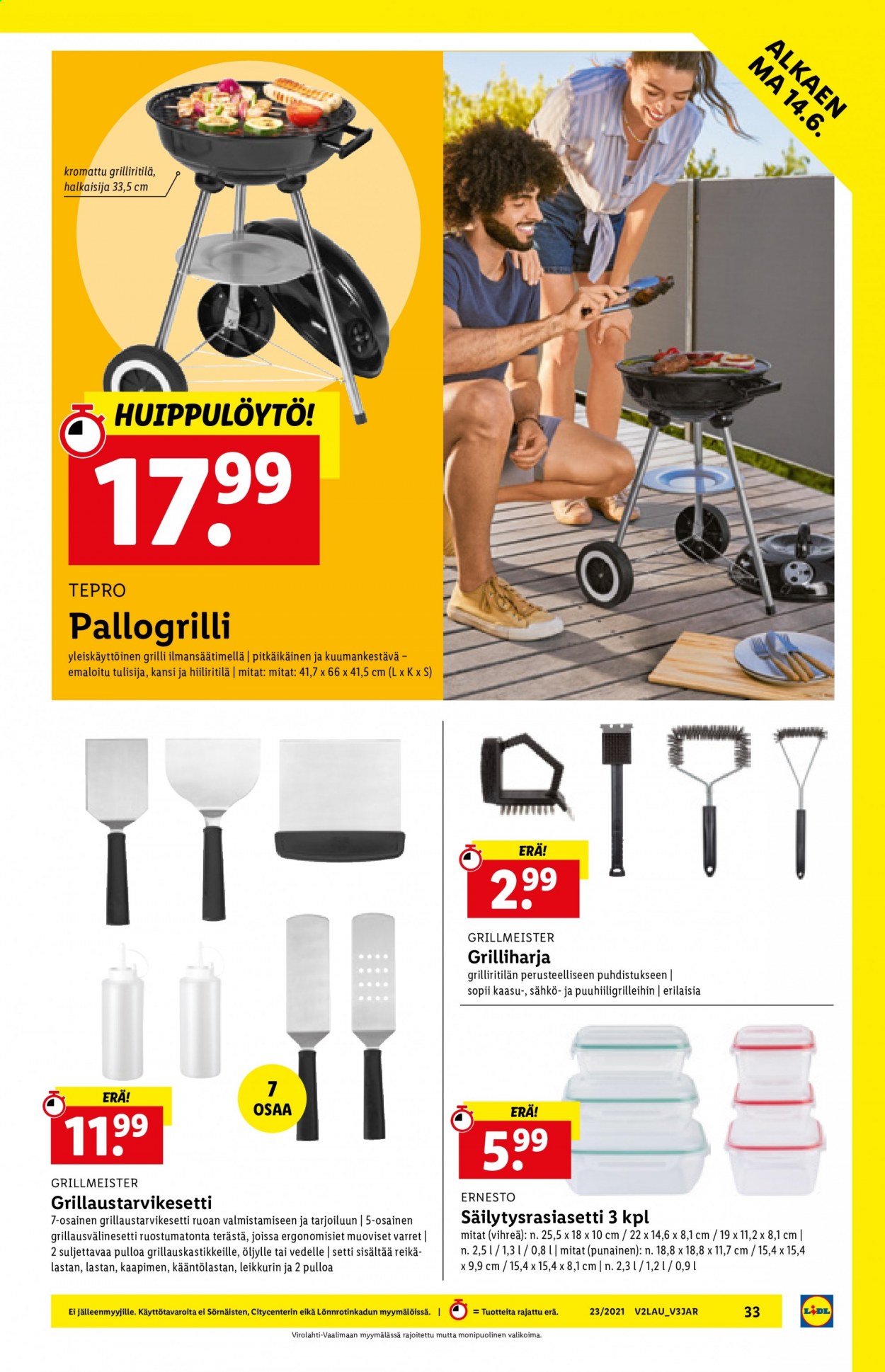 Lidl tarjoukset - 10.06.2021 - 16.06.2021. Sivu 33