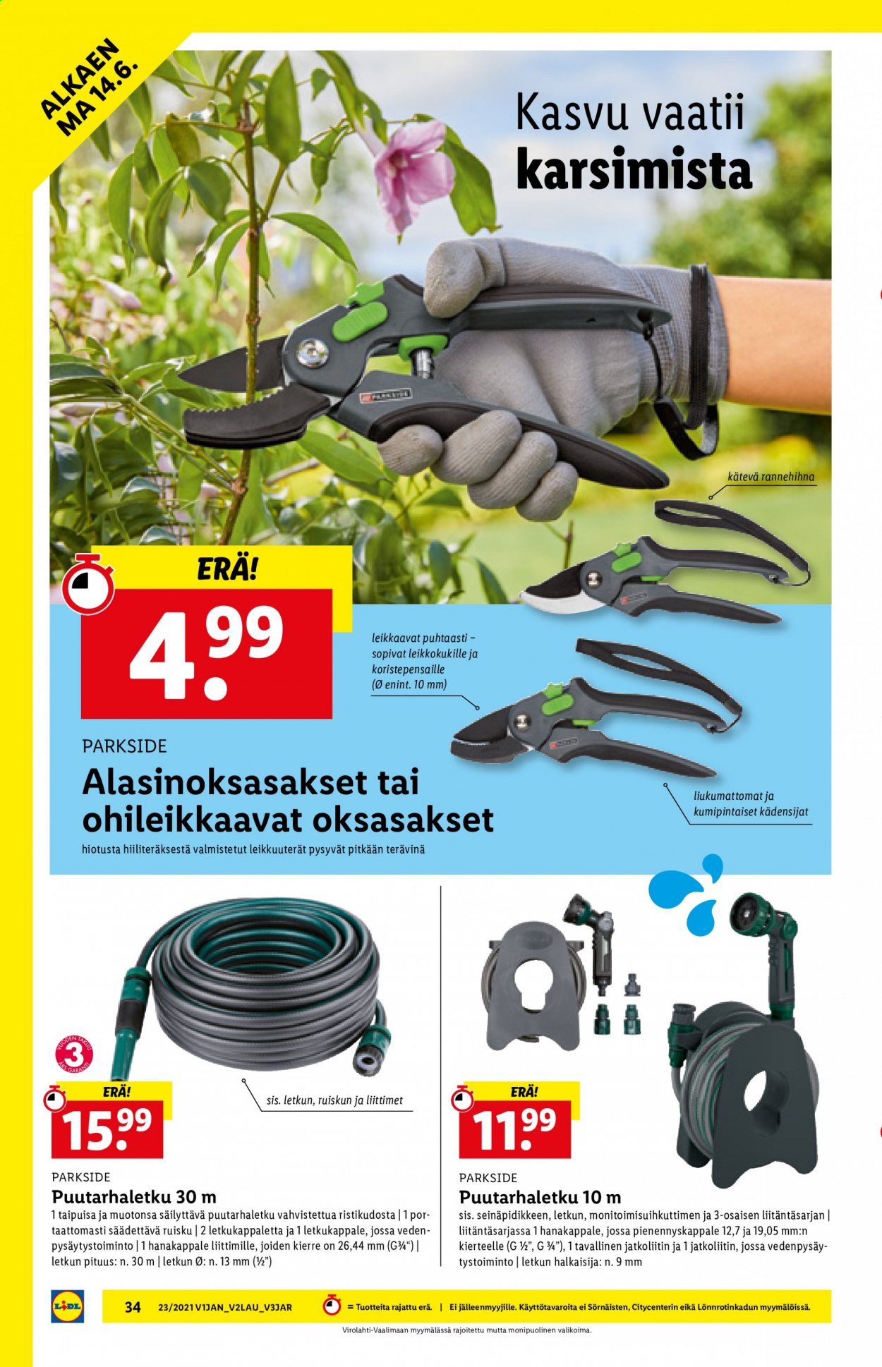 Lidl tarjoukset - 10.06.2021 - 16.06.2021. Sivu 34