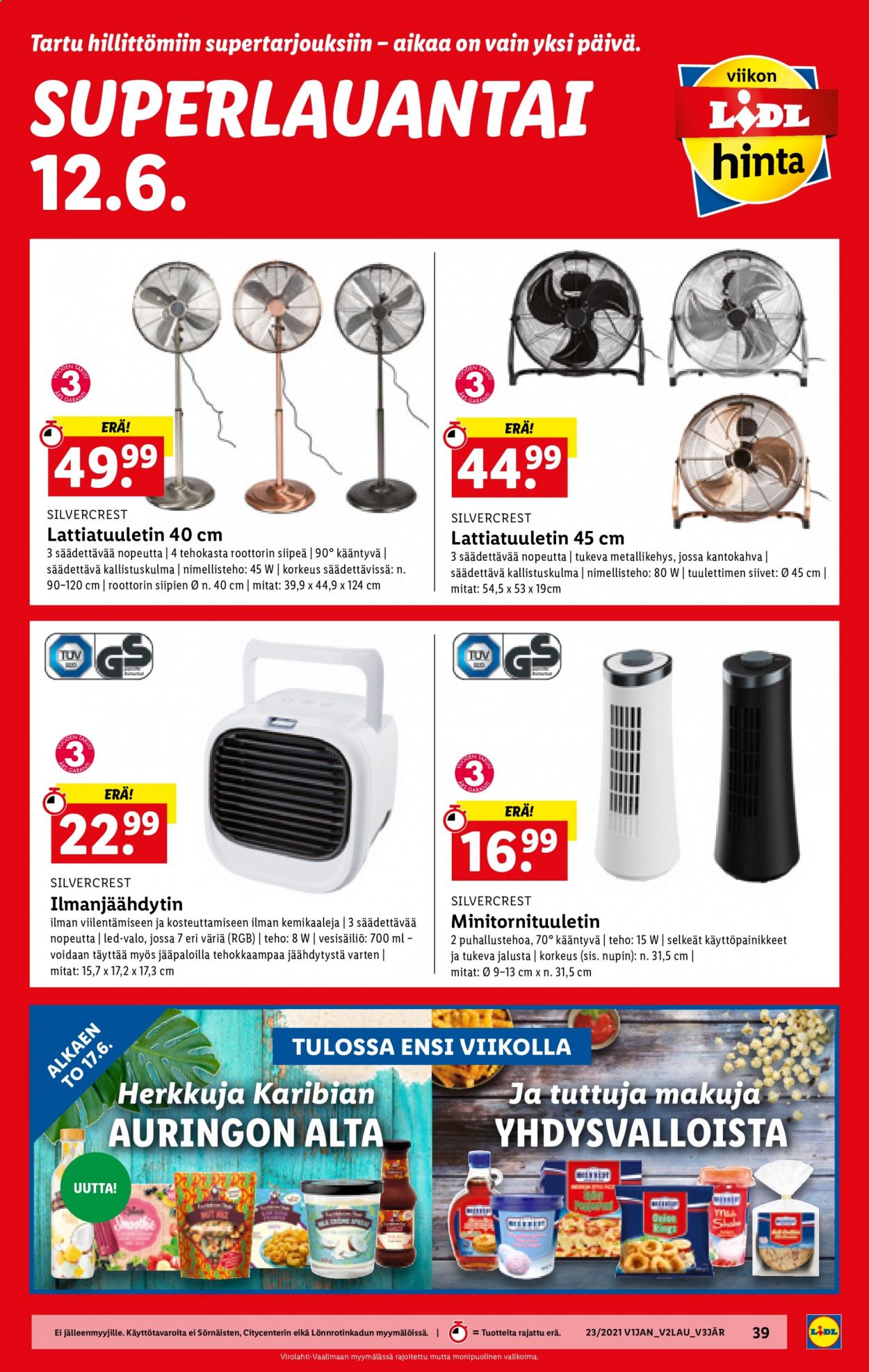 Lidl tarjoukset - 10.06.2021 - 16.06.2021. Sivu 39