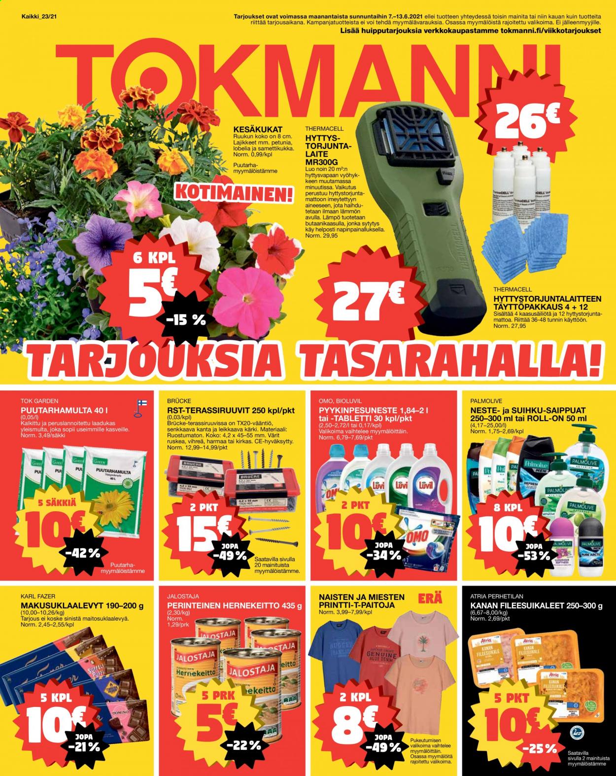 Tokmanni tarjoukset - 07.06.2021 - 13.06.2021. Sivu 1