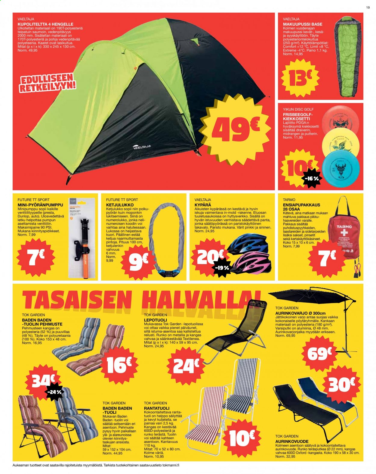 Tokmanni tarjoukset - 07.06.2021 - 13.06.2021. Sivu 19