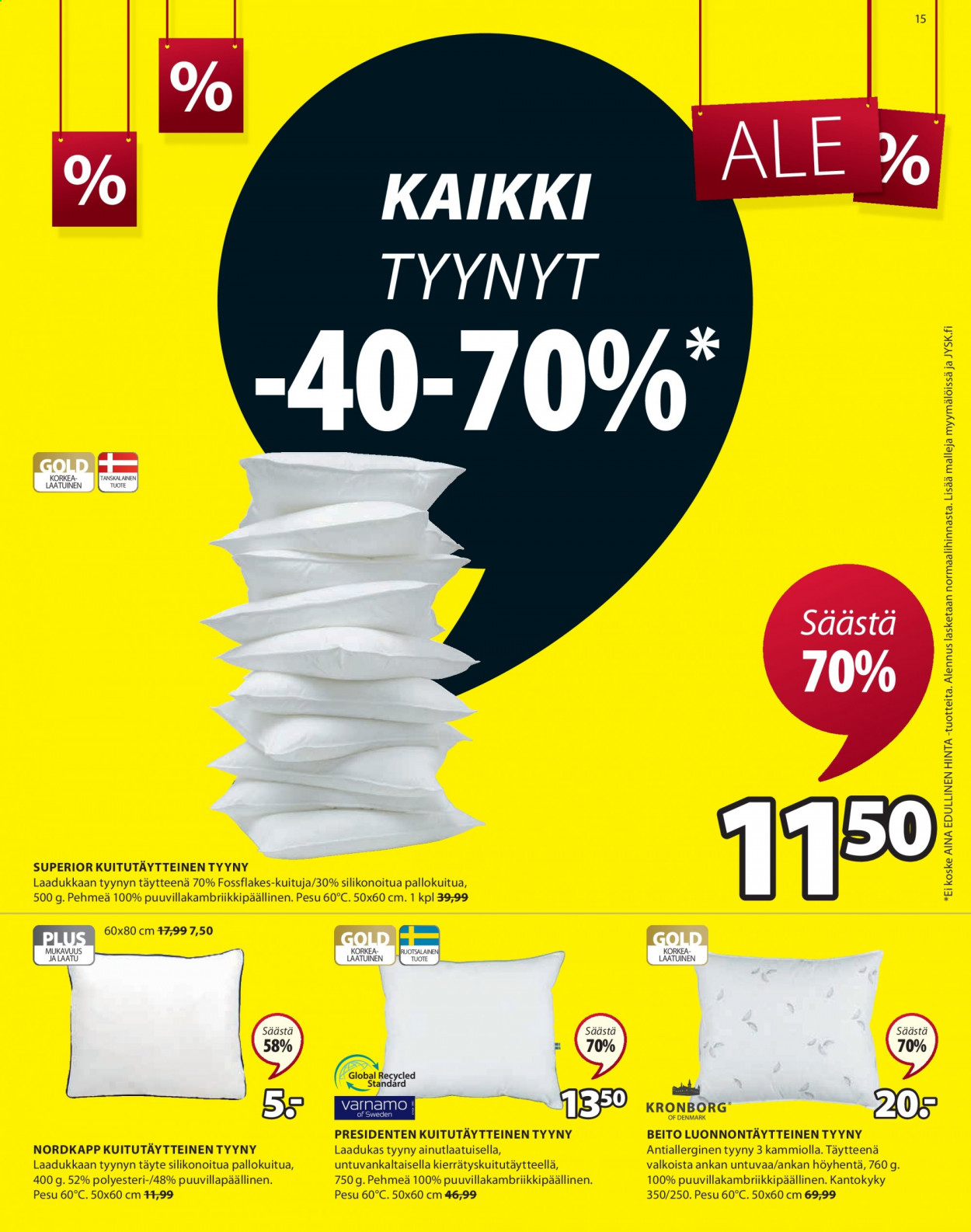 JYSK tarjoukset - 07.06.2021 - 20.06.2021. Sivu 15