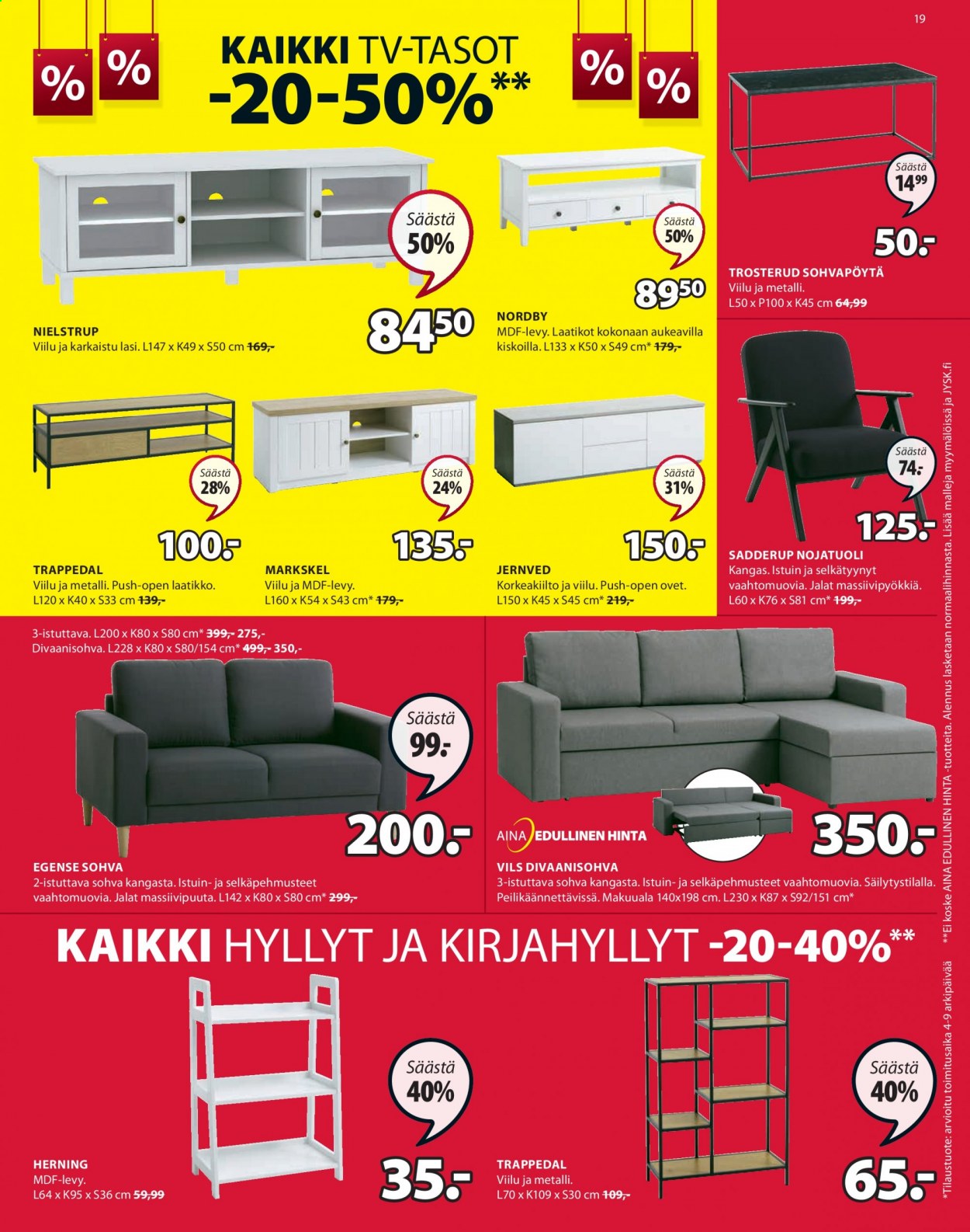 JYSK tarjoukset - 07.06.2021 - 20.06.2021. Sivu 19