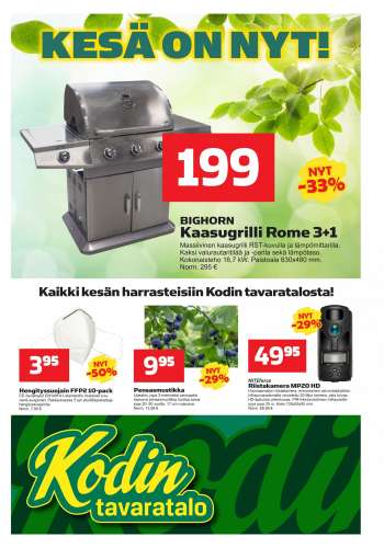 Kodintavaratalo tarjoukset  - 07.06.2021 - 16.06.2021.
