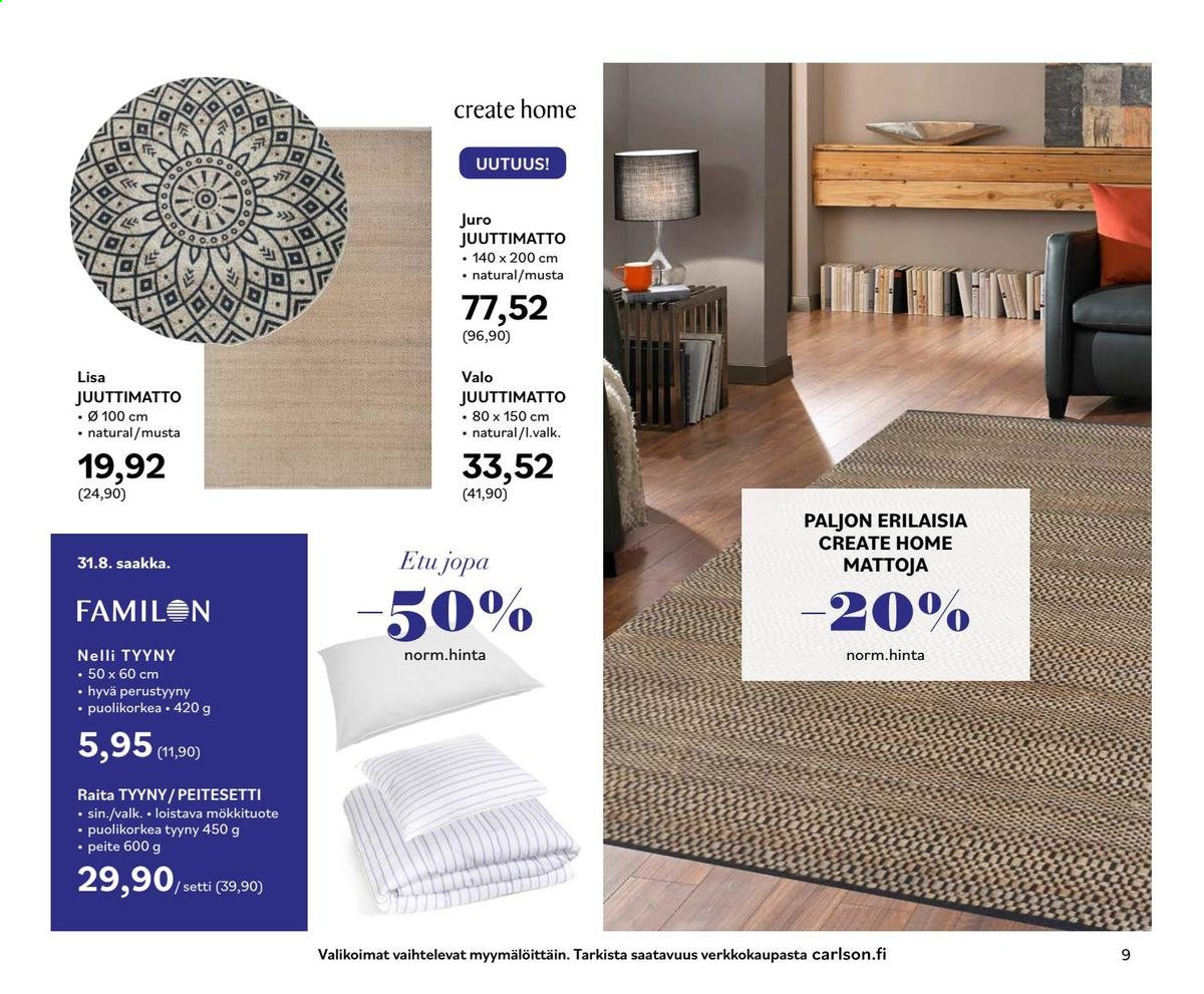 Carlson tarjoukset - 01.06.2021 - 30.06.2021. Sivu 9