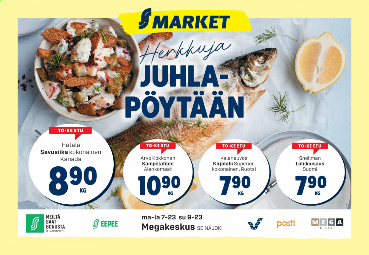 S-market tarjoukset. Sivu 1