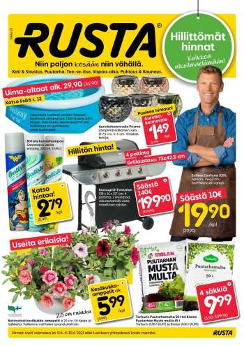 Rusta tarjoukset  - 09.06.2021 - 15.06.2021.