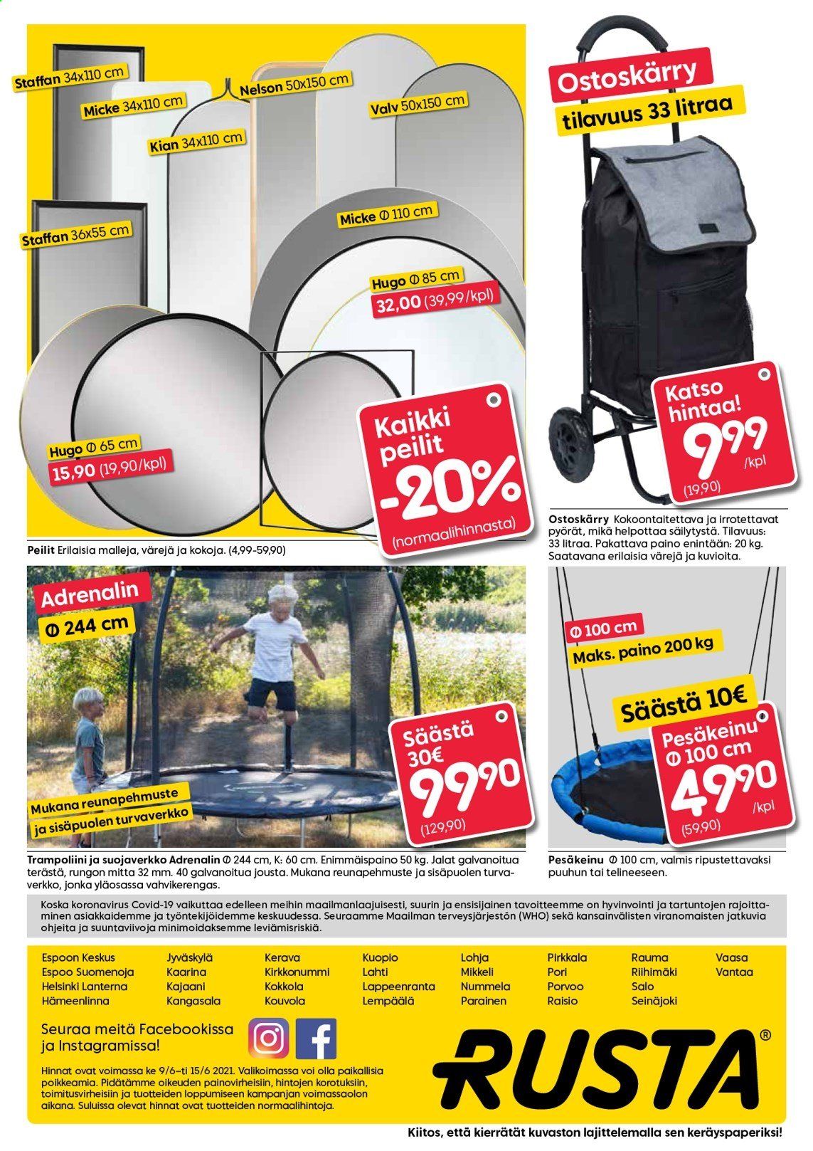 Rusta tarjoukset - 09.06.2021 - 15.06.2021. Sivu 20