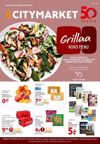 K-citymarket tarjoukset  - 10.06.2021 - 13.06.2021.