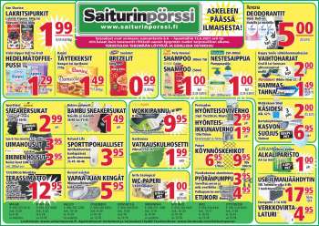 Saiturinpörssi tarjoukset  - 06.06.2021 - 12.06.2021.